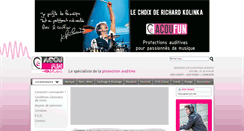 Desktop Screenshot of acoufun.fr